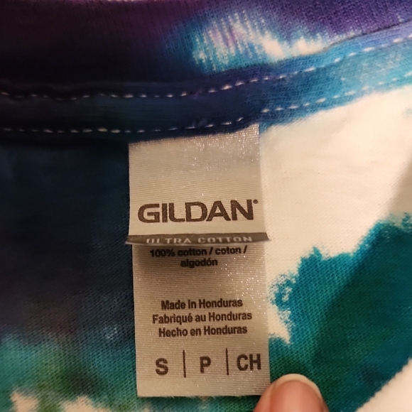 Watershed Blue and Green CUSTOM Short Sleeve Tee - Picture 2 of 5